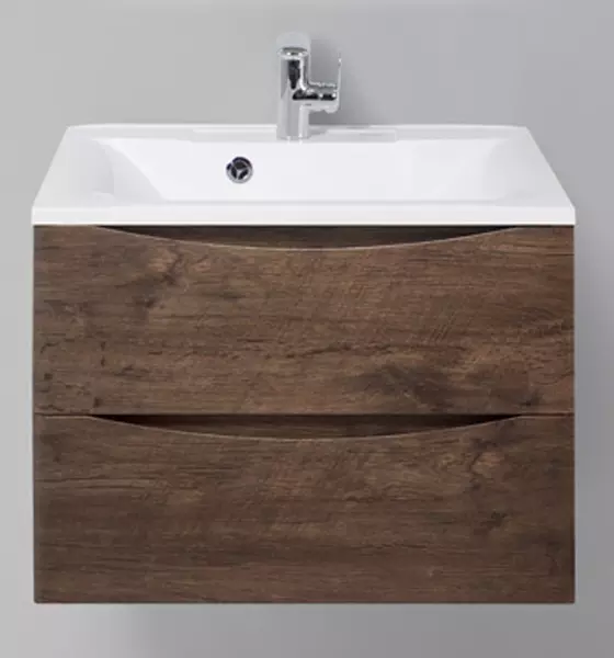 

Тумба с раковиной «Belbagno» Marino 65 (BB650/450-LV-MR-PR) подвесная Rovere Moro