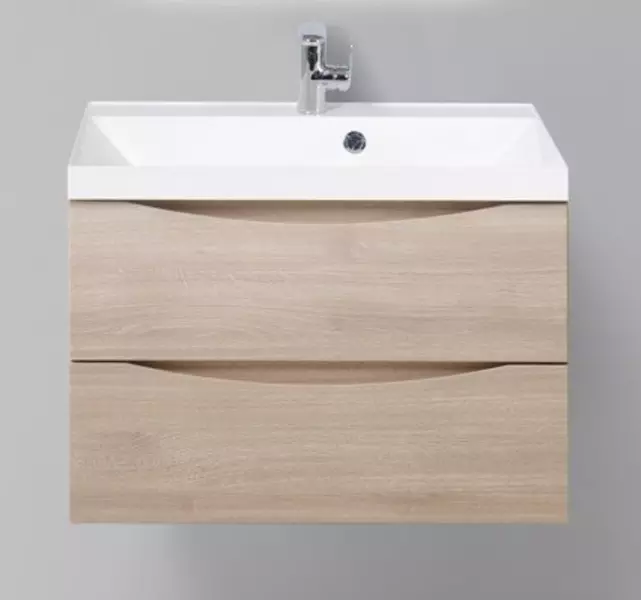 

Тумба с раковиной «Belbagno» Marino 70 (BB700/450-LV-MR-AST) подвесная Rovere Grigio