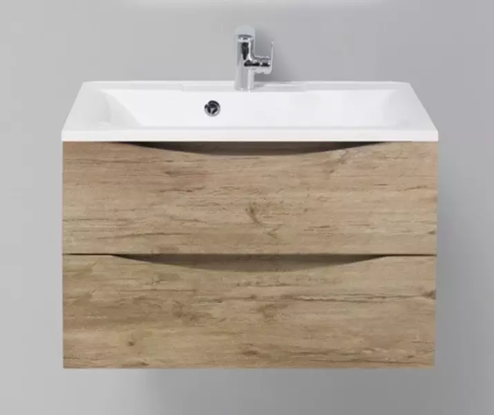 

Тумба с раковиной «Belbagno» Marino 75 (BB750/450-LV-MR-PR) подвесная Rovere Nature