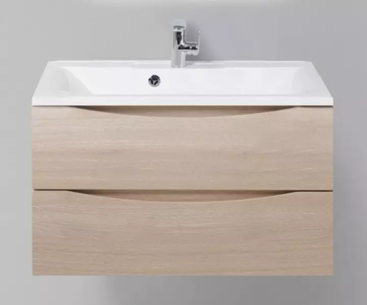 

Тумба с раковиной «Belbagno» Marino 80 (BB800/450-LV-MR-PR) подвесная Rovere Grigio