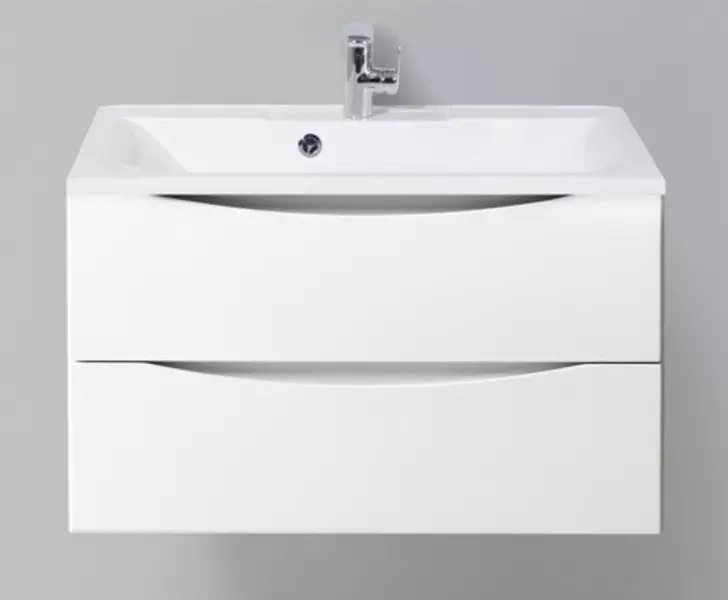

Тумба с раковиной «Belbagno» Marino 80 (BB800/450-LV-MR-PR) подвесная Bianco Opaco