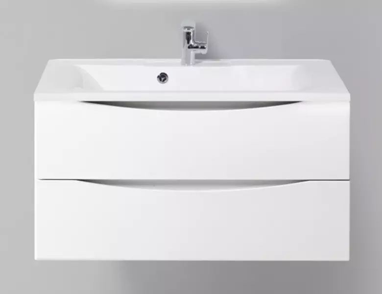 

Тумба с раковиной «Belbagno» Marino 90 (BB900/450-LV-MR-PR) подвесная Bianco Opaco