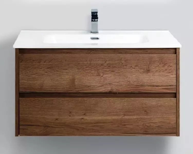 

Тумба с раковиной «Belbagno» Kraft 90 (BB900ETL) подвесная Rovere Tabacco