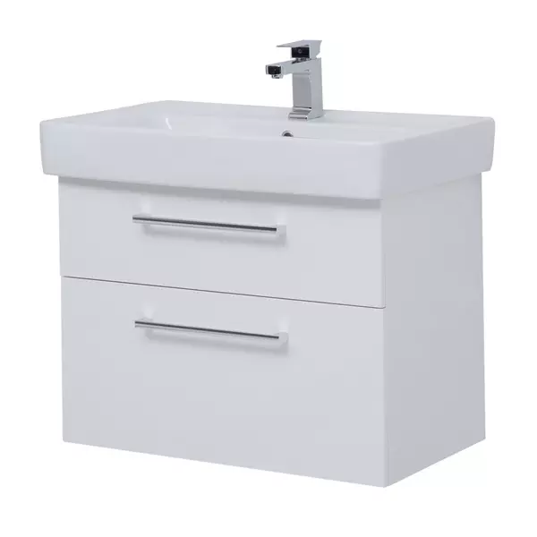 

Тумба с раковиной «Dreja» Q Max 80 (Q 80 ) подвесная белый глянец