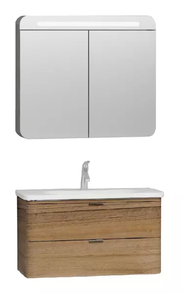 

Мебель для ванной подвесная «Vitra» Nest Trendy 80 с 2 ящиками древесина