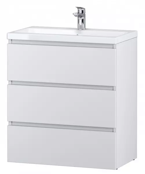 

Тумба с раковиной «Am.Pm» Gem S 75 (Gem 75) белая глянцевая