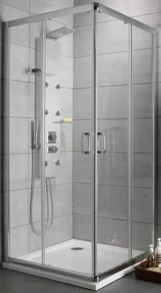 

Душевое ограждение «Radaway» Premium Plus D 100/80 прямоугольный прозрачный/хром универсальный без поддона