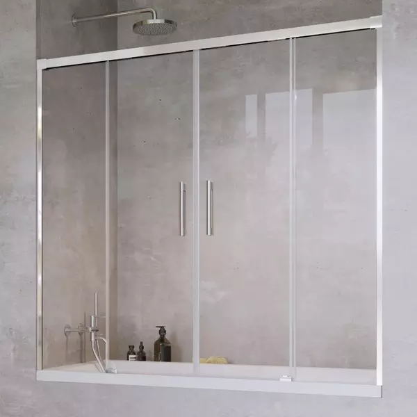

Шторка на ванну стеклянная «Radaway» Idea PN DWD 170/150 прозрачная/хром