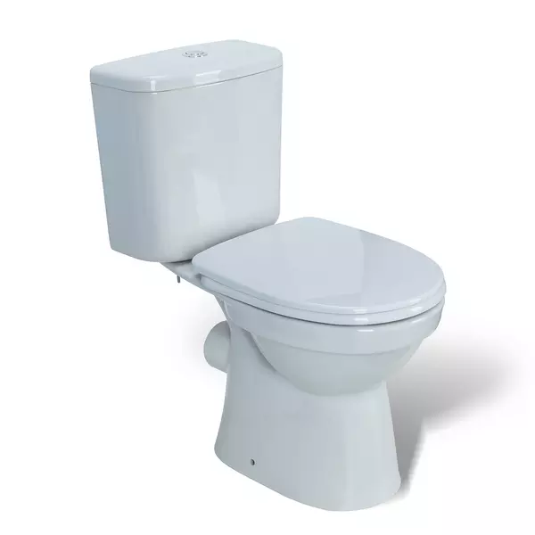 

Унитаз компакт «Norm» Fit 9844B099-7200 белый с сиденьем термопласт с микролифтом белое