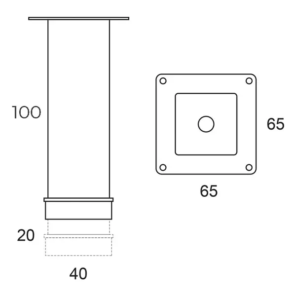 Мебель для ванной подвесная «Diborg» Lande Q 60 с 2 ящиками белая