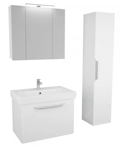 Мебель для ванной подвесная «Diborg» Lande Q 80 с ящиком белая