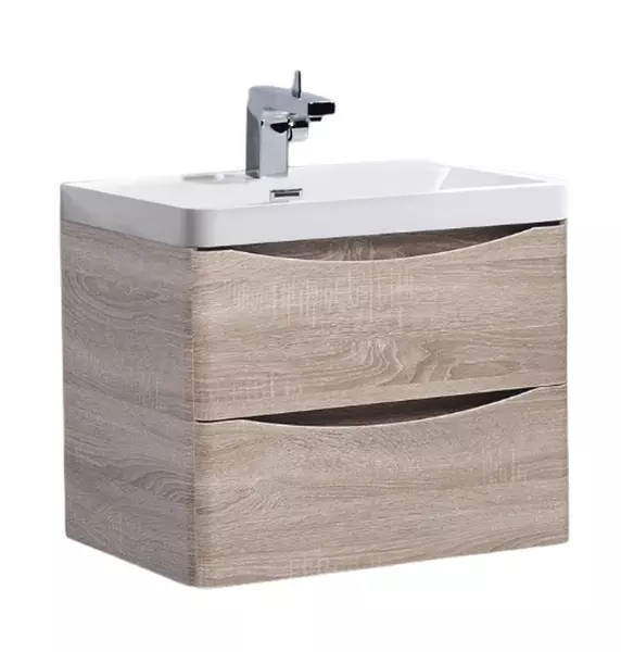 

Тумба с раковиной «Belbagno» Ancona-N 60 (Ancona 60) подвесная Rovere Bianco