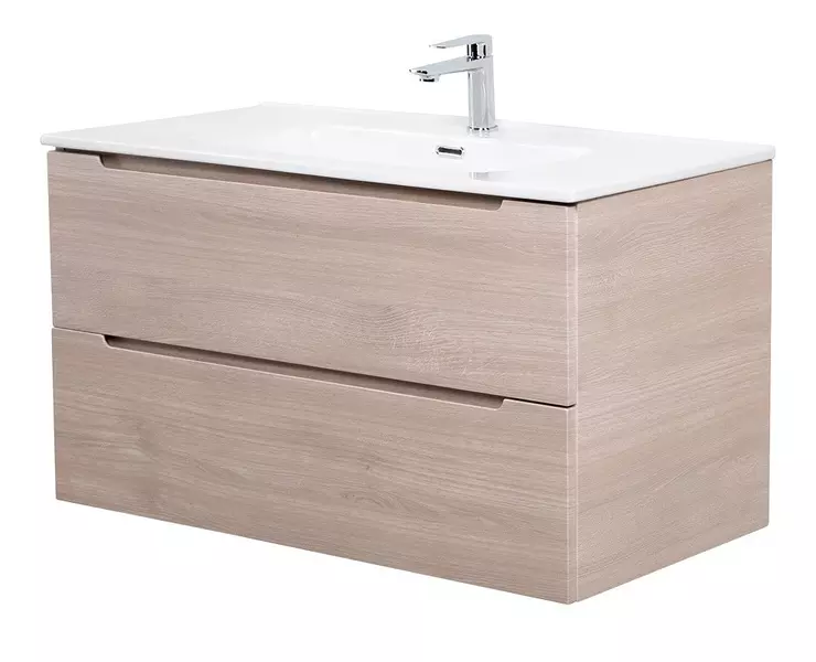 

Тумба с раковиной «Belbagno» Etna 100 (BB1000ETL) подвесная Rovere Grigio