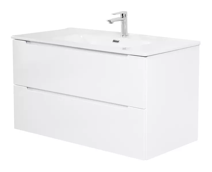 

Тумба с раковиной «Belbagno» Etna 100 (BB1000ETL) подвесная Bianco Lucido
