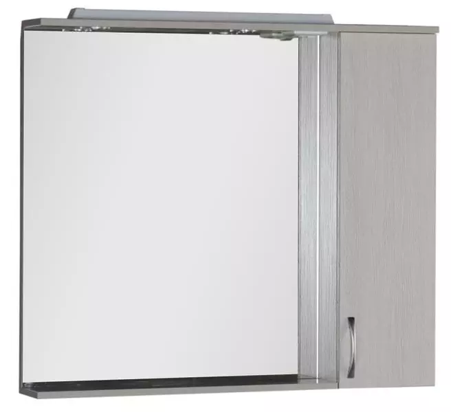 Зеркальный шкаф Aquanet Донна 100 с подсветкой белый дуб правый 5075₽