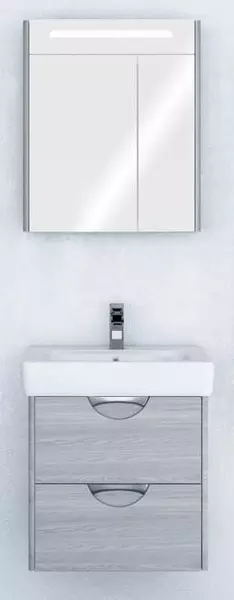 Мебель для ванной подвесная «Aquaton» Сильва 60 дуб фьорд