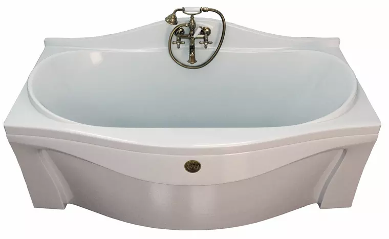 Экран под ванну «Фэма» Франческа белый/бронза правый