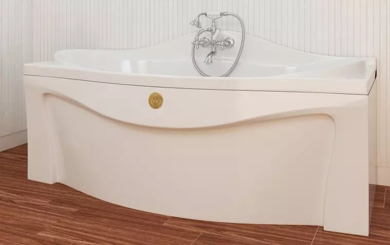 Экран под ванну «Фэма» Франческа белый/золото