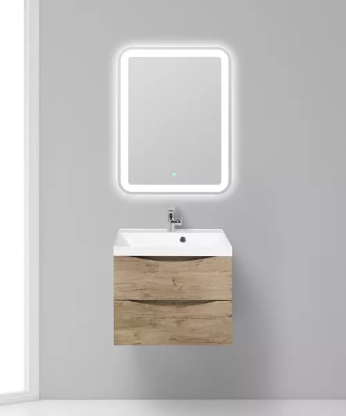 

Мебель для ванной подвесная «Belbagno» Marino 60 Rovere Nature
