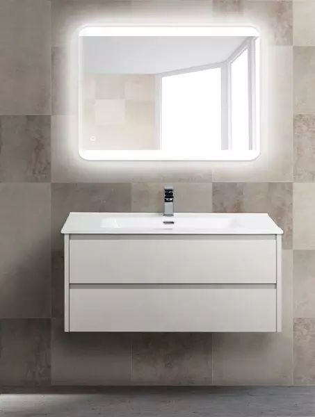 

Мебель для ванной подвесная «Belbagno» Kraft 100 Bianco Opaco