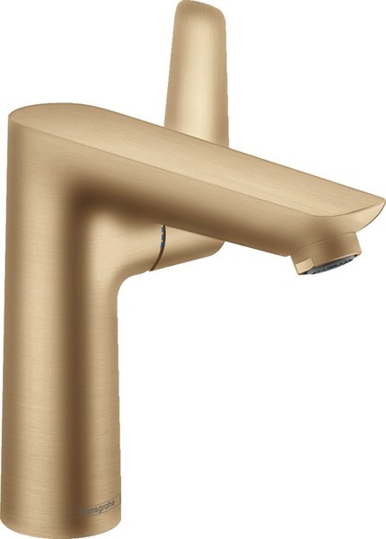 Смеситель для раковины «Hansgrohe» Talis E 71754140 с донным клапаном шлифованная бронза