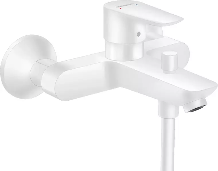 

Смеситель для ванны «Hansgrohe» Talis E 71740700 белый матовый