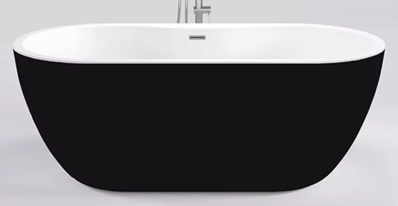 

Ванна акриловая «Black & White» SB111 180/75 с сифоном чёрная