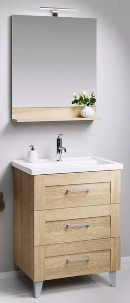 Мебель для ванной «Aqwella» Фостер 80 дуб сонома - фото 1