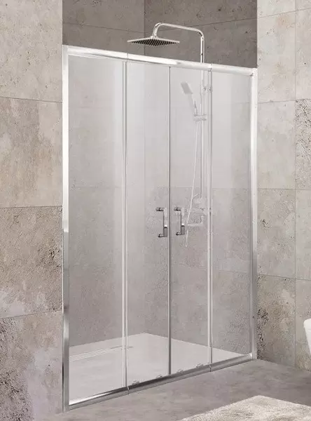 

Душевая дверь «Belbagno» UNIQUE-BF-2-170/200-P-Cr 170/190 матовая/хром
