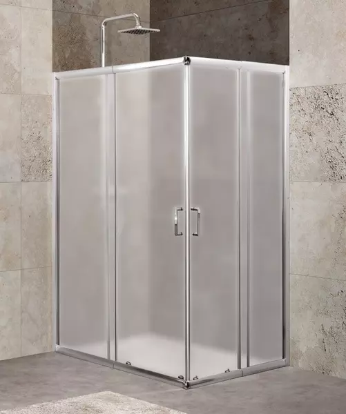 

Душевой угол-ограждение «Belbagno» UNIQUE-AH-2-100/115-75/90-P-Cr матовый/хром без поддона универсальный
