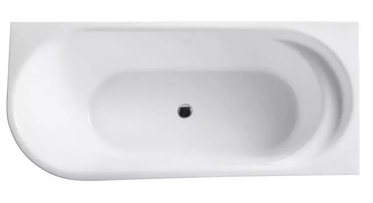 

Ванна акриловая «Belbagno» BB410 150/78 с донным клапаном с ножками без сифона белая правая