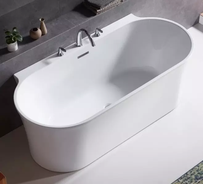 

Ванна акриловая «Belbagno» BB409 170/80 с ножками с сифоном белая