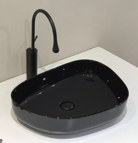 

Раковина «Belbagno» BB1435-NERO 55/40 BB1435-NERO фаянсовая черная