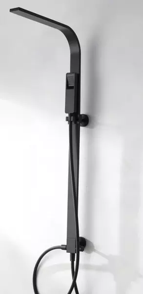 

Душевая стойка «Bravat» Arc D224K-ENG чёрная