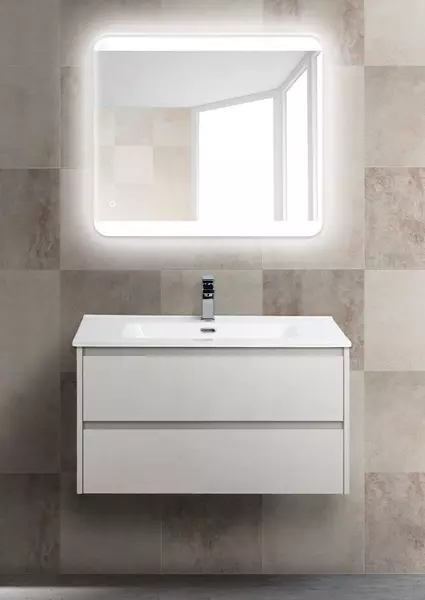 

Мебель для ванной подвесная «Belbagno» Kraft 90 Bianco Opaco