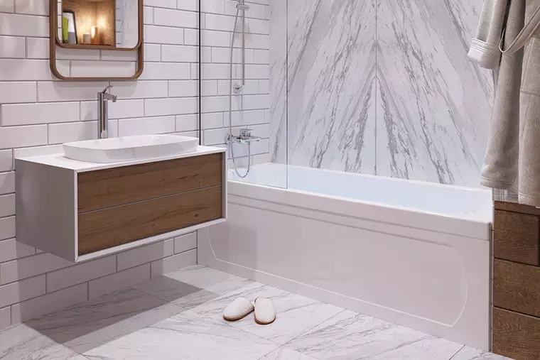 Экран под ванну «1ACReal» Gamma 140 белый