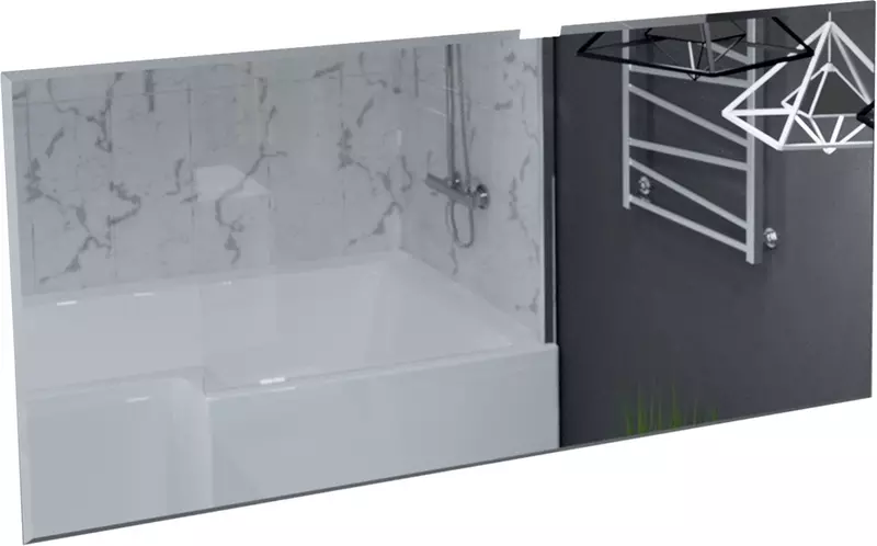 

Зеркало «Marka One» Glace 140 с подсветкой