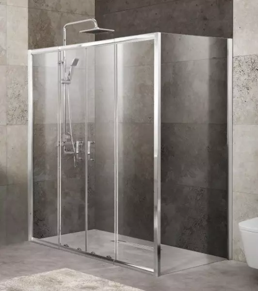 

Душевой угол-ограждение «Belbagno» UNIQUE-AH-21-150/180-90-C-Cr прозрачный/хром без поддона универсальный