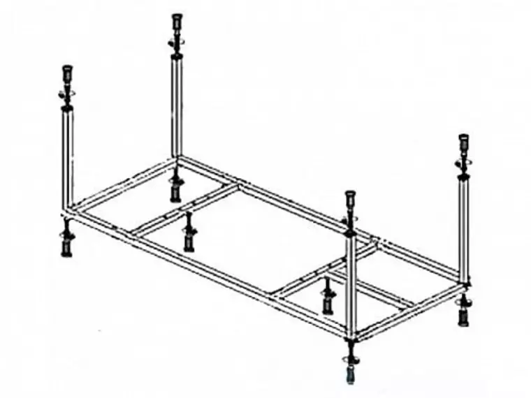 Каркас под ванну «Cezares» EMP-150-70-MF-R