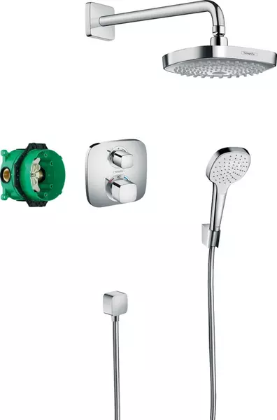 

Душевая система «Hansgrohe» Croma Select E 27294000 с термостатом хром