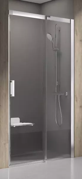 

Душевая дверь «Ravak» Matrix MSD2 120/195 Transparent/сатин правая
