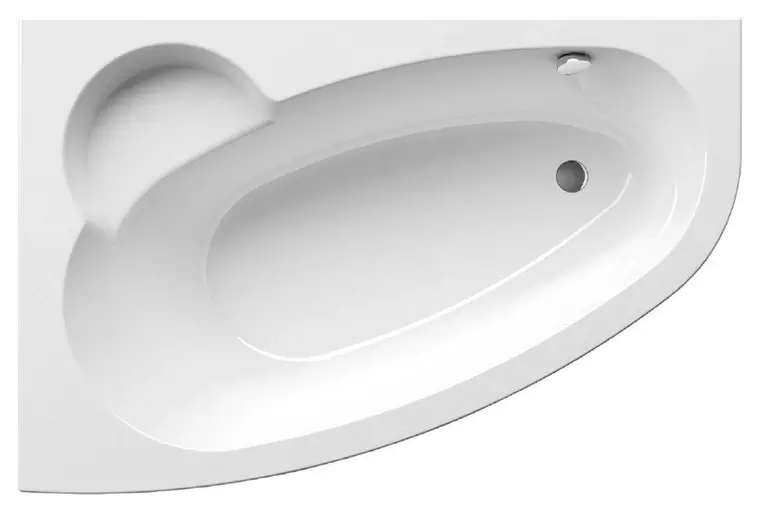 

Ванна акриловая «Ravak» Asymmetric 150/100 без опор без сифона белая левая