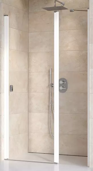 

Душевая дверь «Ravak» Chrome CSD2 120/195 Transparent/белая универсальная