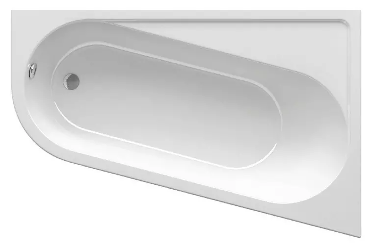 

Ванна акриловая «Ravak» Chrome 160/105 без опор без сифона белая правая