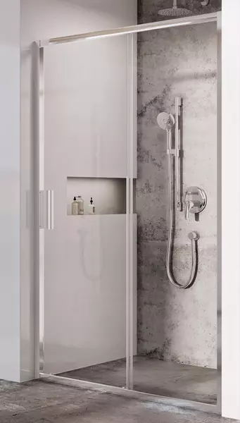 

Душевая дверь «Ravak» Blix Slim BLSDP2 100/195 Transparent/хром универсальная