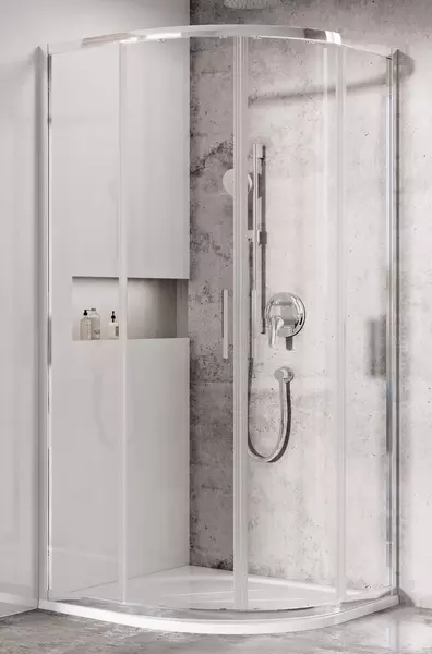 

Душевой угол-ограждение «Ravak» Blix Slim BLSCP4 80/80 Transparent/хром