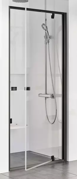 

Душевая дверь «Ravak» Pivot PDOP1 80/190 Transparent/чёрная универсальная
