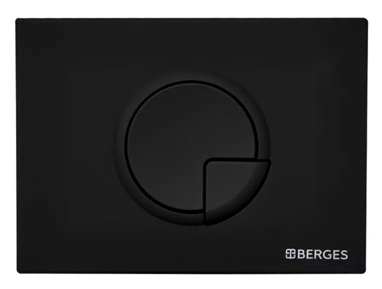 Кнопка смыва «Berges Wasserhaus» Novum R5 чёрная