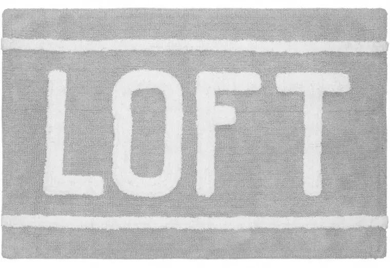 

Коврик для ванной «Fora» Loft 80/50 хлопок серый