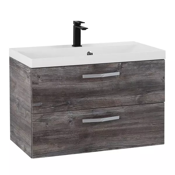 

Тумба с раковиной «Belbagno» Aurora 80 (без ручек) (BB800/450-LV-MR-AST) подвесная Pino Pasadena